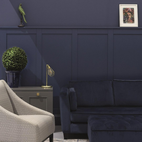 Mussel Navy blue paint