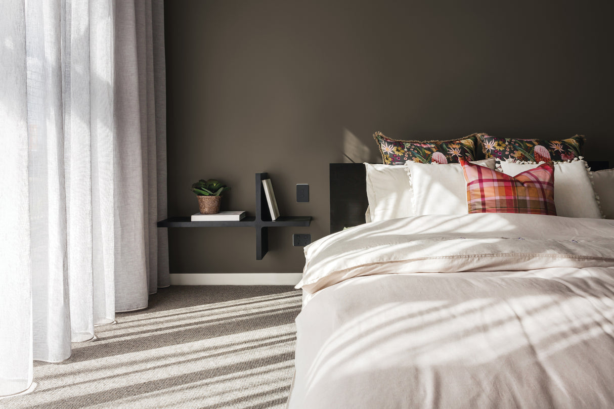 Lifestyle Image of Bedroom Wall Showing Brittle Bark