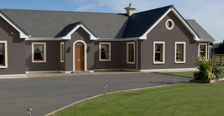Modern dark exterior