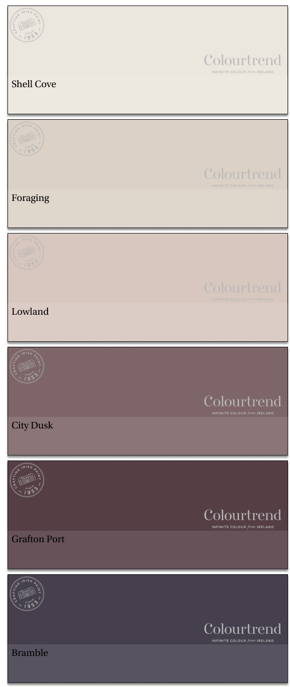 Shell Rvie Paint Colors Shell Cove to Bramble (15) - Colourtrend Paints
